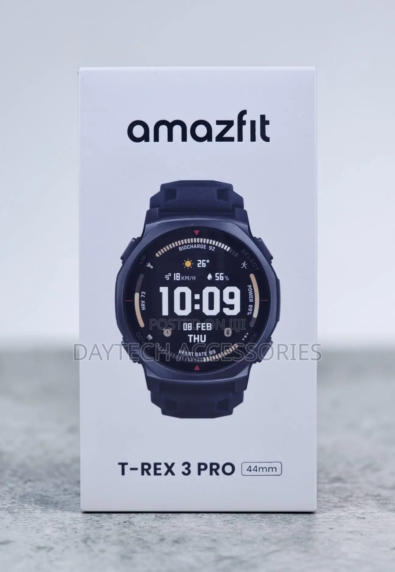 This Is an Amazfit T-Rex 3 Pro 44mm Rugged Outdoor Smartwatch.