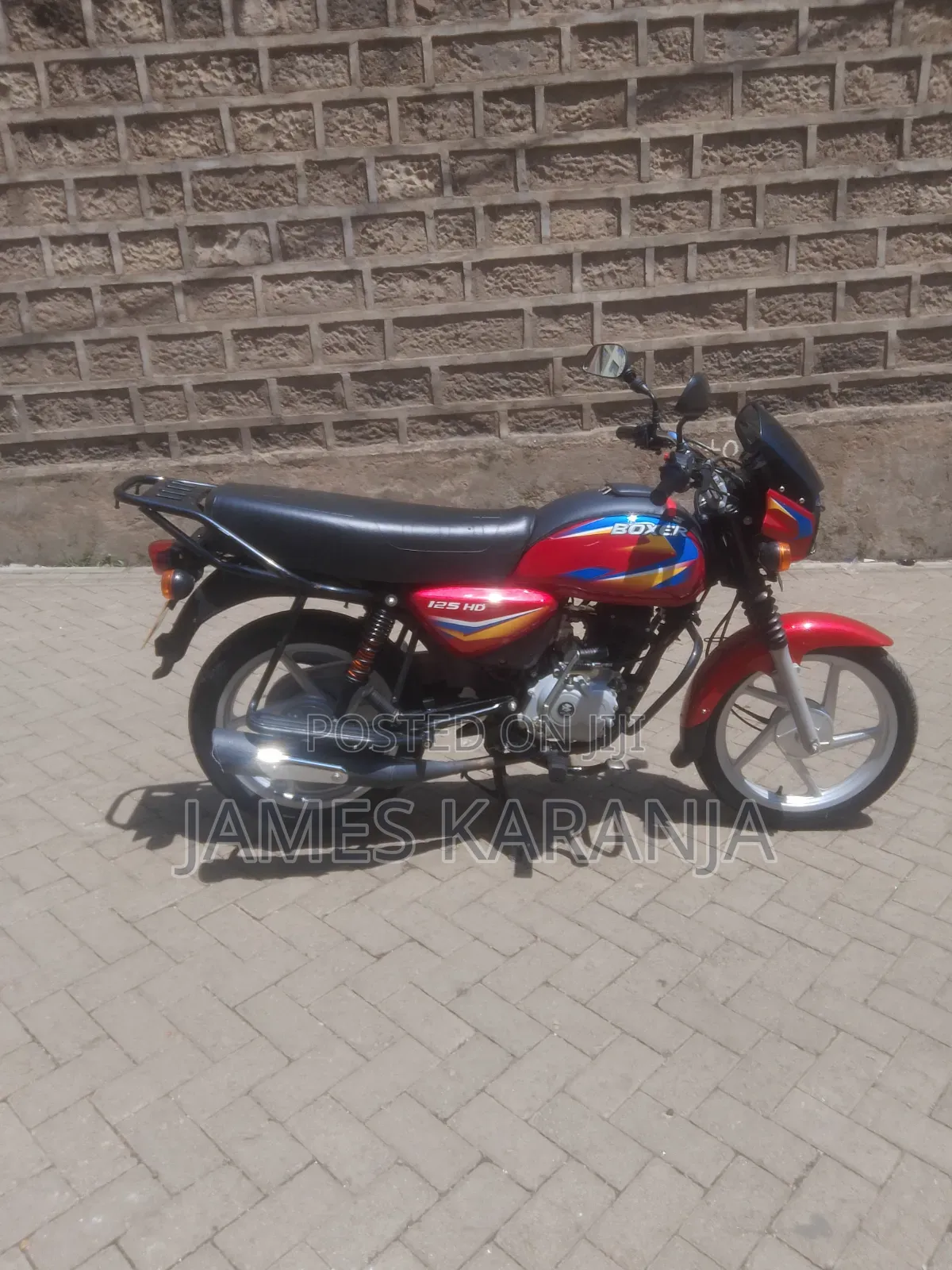 Bajaj Boxer 125 2026 Red