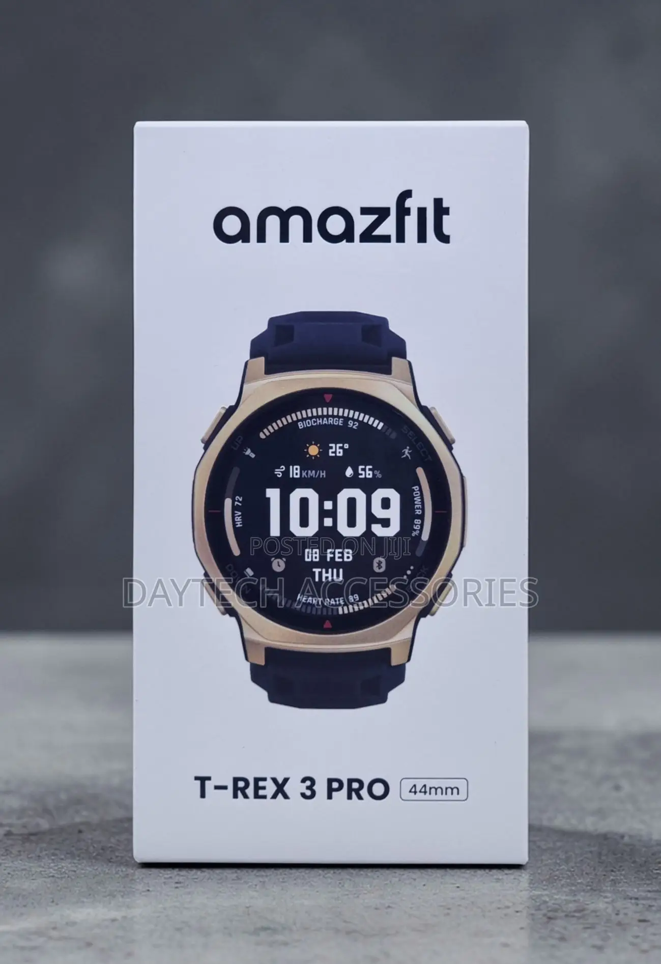 This Is an Amazfit T-Rex 3 Pro 44mm Rugged Outdoor Smartwatch.