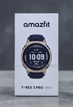 This Is an Amazfit T-Rex 3 Pro 44mm Rugged Outdoor Smartwatch.