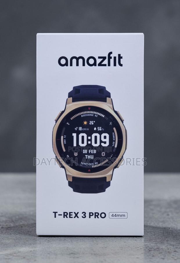 This Is an Amazfit T-Rex 3 Pro 44mm Rugged Outdoor Smartwatch. - thumbnail 2