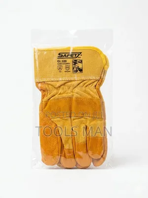 Heavy Duty Leather Safety Gloves Gl320 - Industrial Work Wear