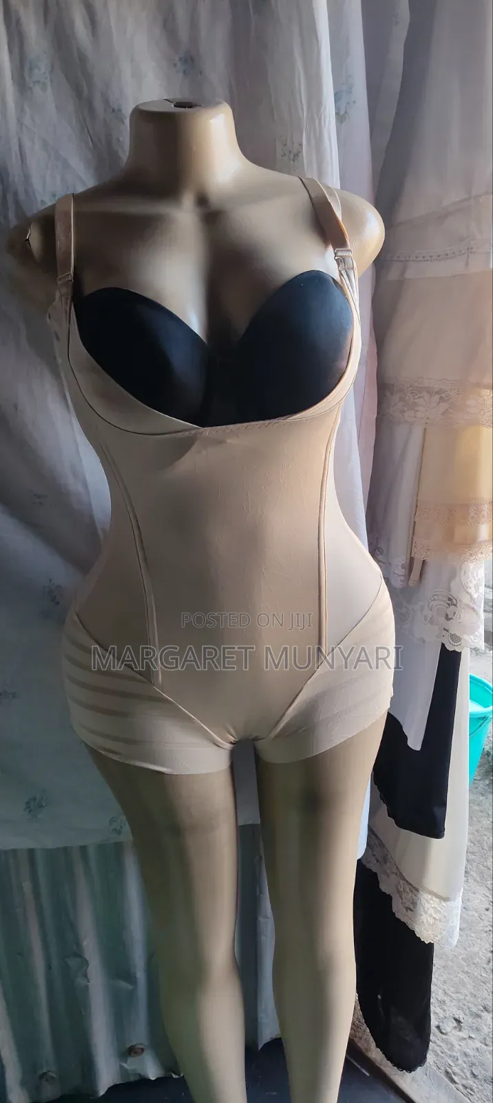 Braless Beige Full Corset