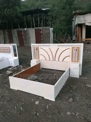 Modern White Chester Bed