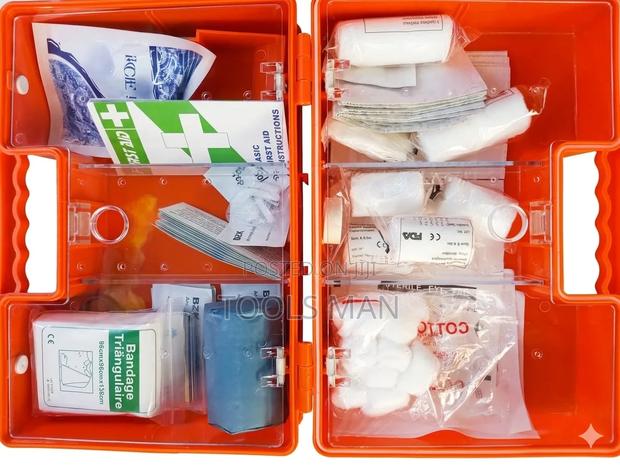 Professional Portable Emergency First Aid Kit - Orange Case - thumbnail 2