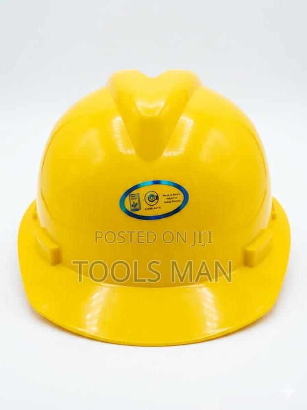 Industrial Safety Hard Hat Helmet - Yellow Kebs Certified