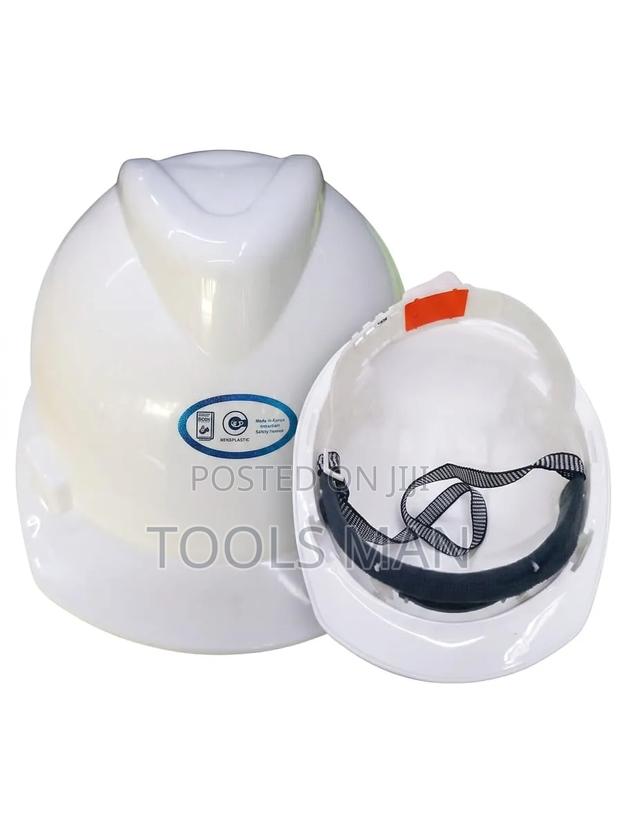 Industrial Safety Hard Hat Construction Helmet White - thumbnail 3
