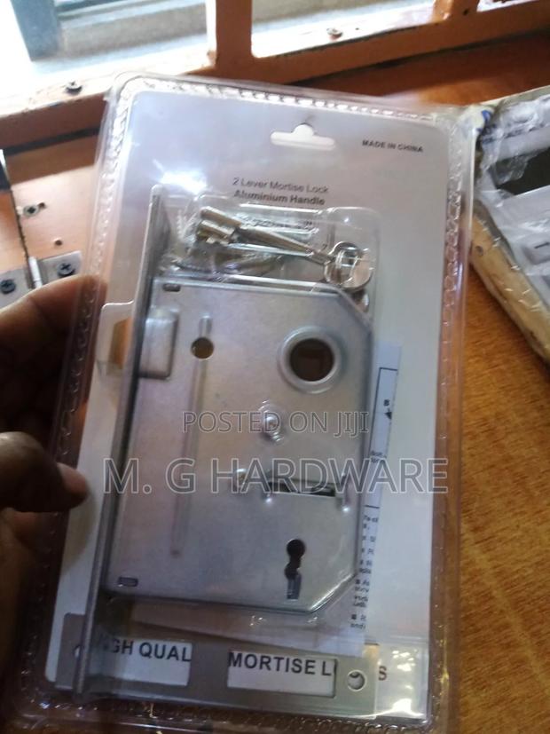 Silver Mortise Lock - thumbnail 2