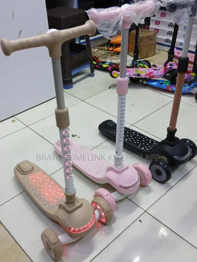 Kids Scooters With Melody Led Lights