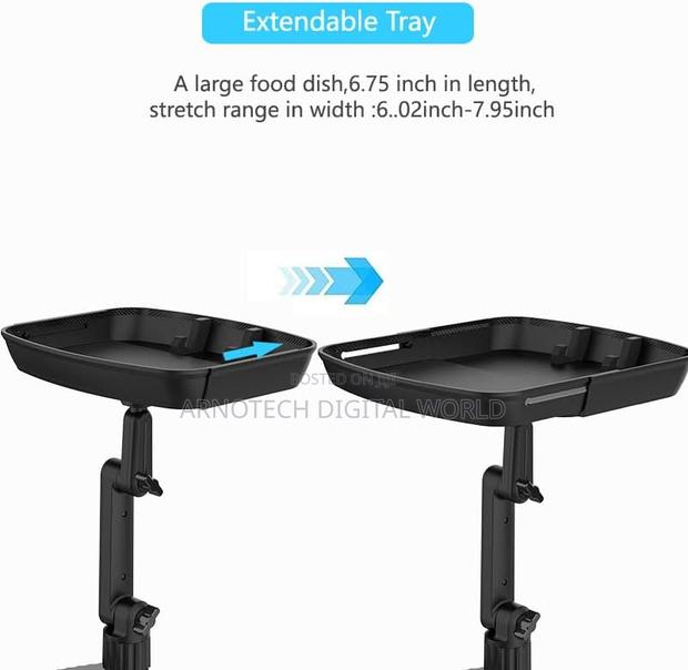 360° Rotating Car Cup Holder Tray Table With Phone Holder - thumbnail 6