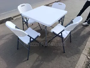 Folding Dining Table and Chairs