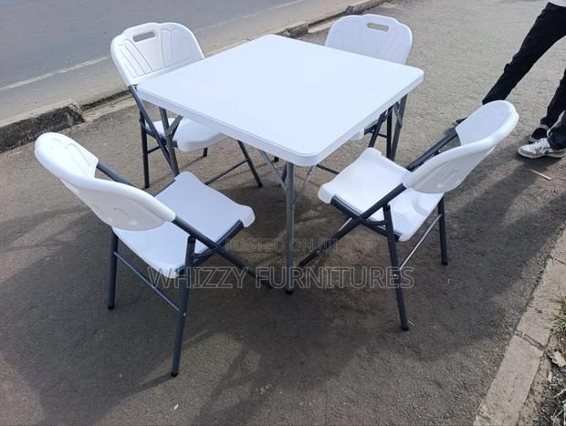 Folding Dining Table and Chairs