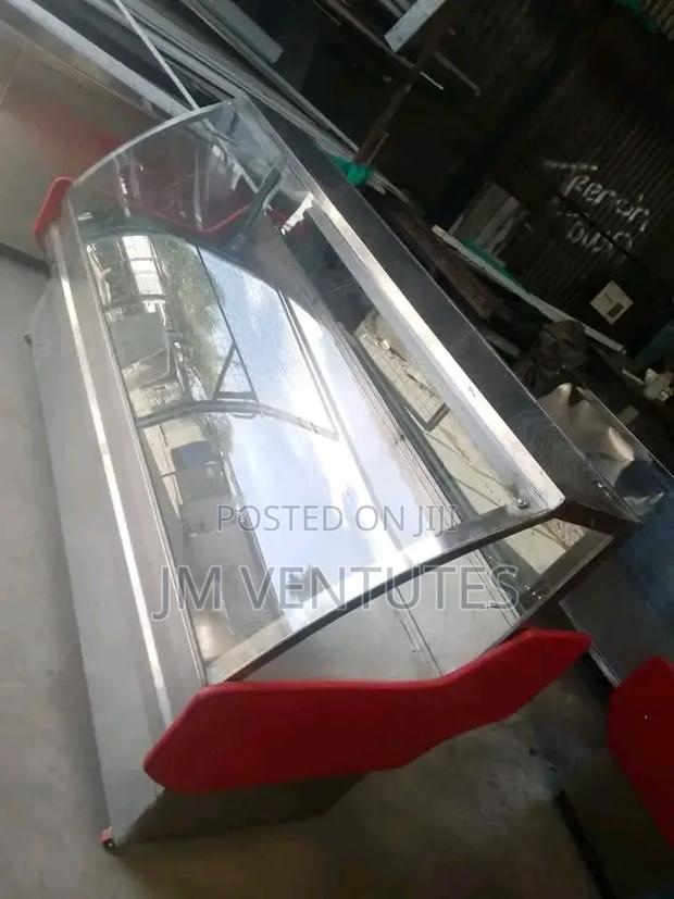 Refrigerated Stainless Steel Meat Chiller Display