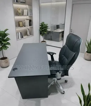 New Office Desk and Ergonomic Office Chair
