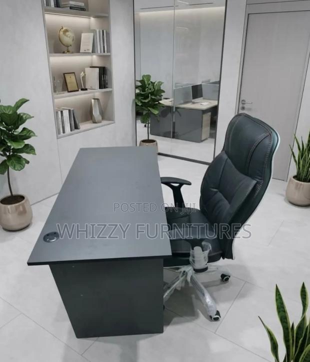 New Office Desk and Ergonomic Office Chair
