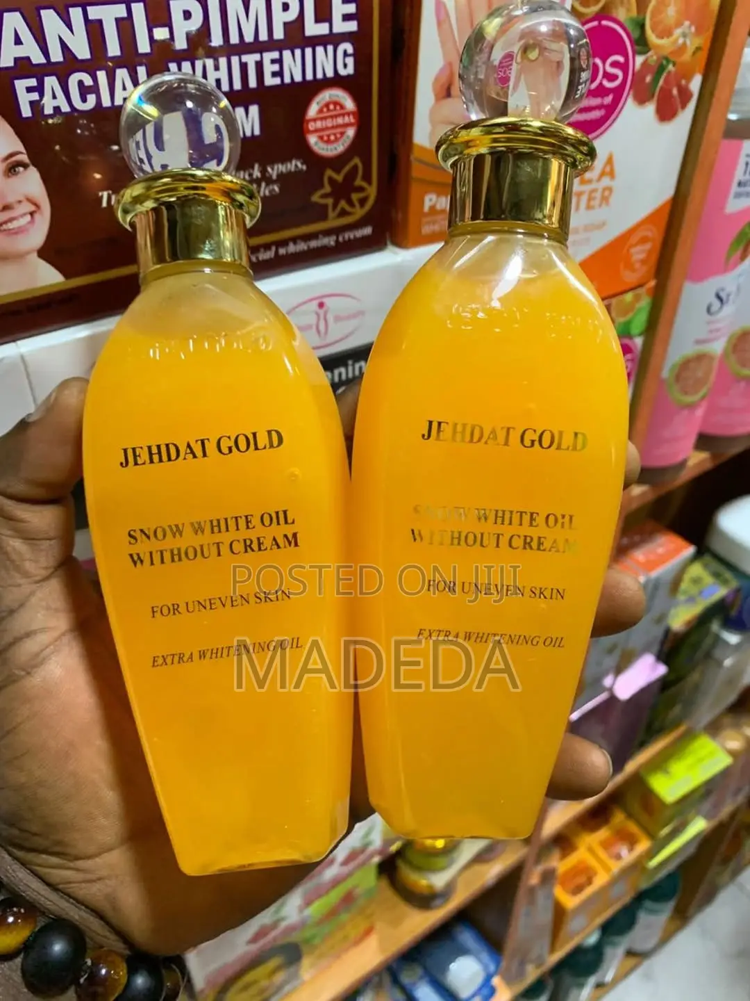 Jehdat Gold Snow White Whitening Oil