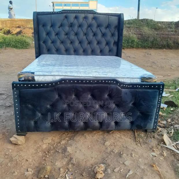 Navy Blue Chester Bed