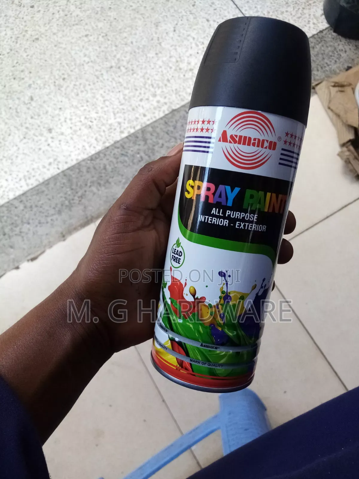 Asmco Maat Black Spraypaint