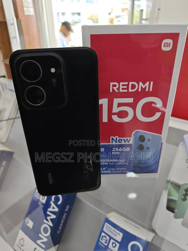New Xiaomi Redmi 15C 4G 128 GB Black - thumbnail 2