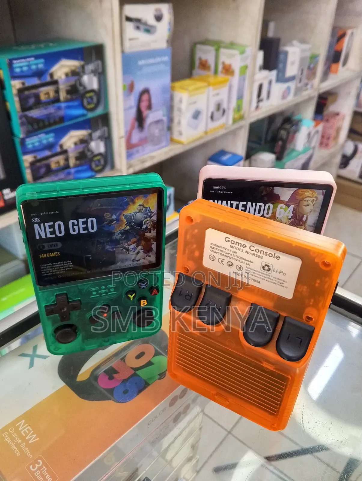 R36s Handheld Game Console 64gb