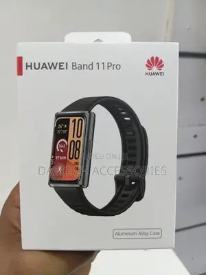 Huawei Band 11 Pro Fitness Tracker Featured in a White Product Box.