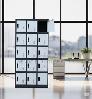 Office Cabinet; 15 Lockers Executive Pte- 89i Office Cabinet