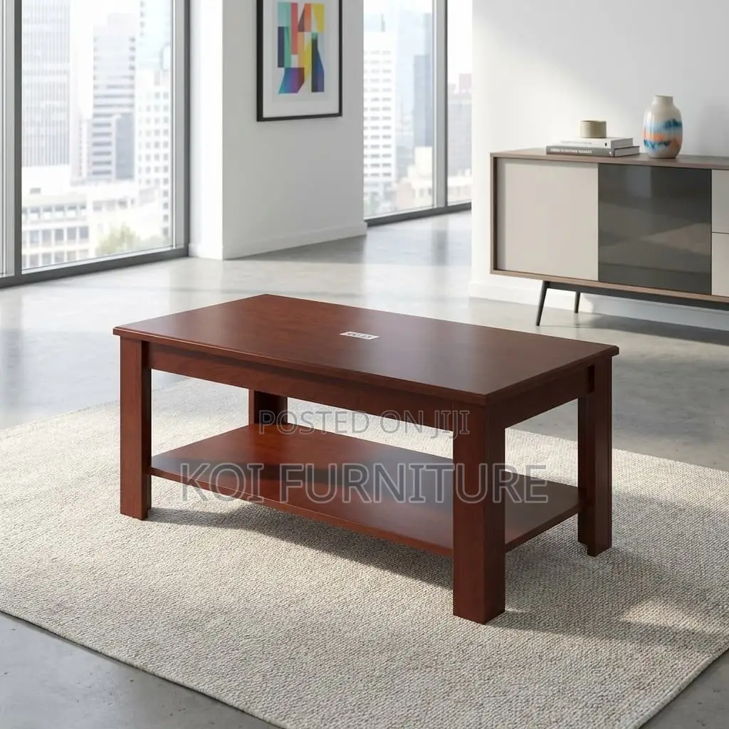 Office Table : F12 Mahogany Executive Coffee Table