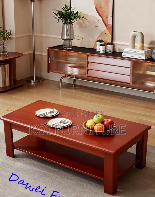 Office Table : F12 Mahogany Executive Coffee Table - thumbnail 9