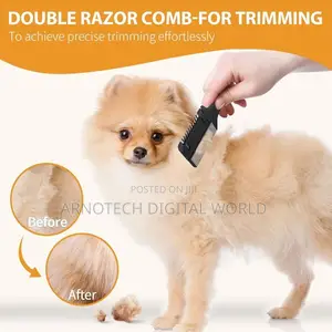 2-in-1 Pet Grooming Comb for Dogs and Cats