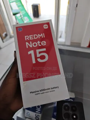 New Xiaomi Redmi Note 15 256 GB Black