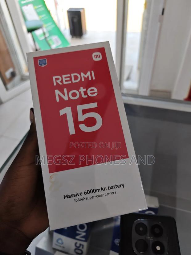New Xiaomi Redmi Note 15 256 GB Black