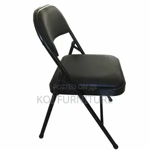 Office Chair : Padded Metal Office Folding Chair