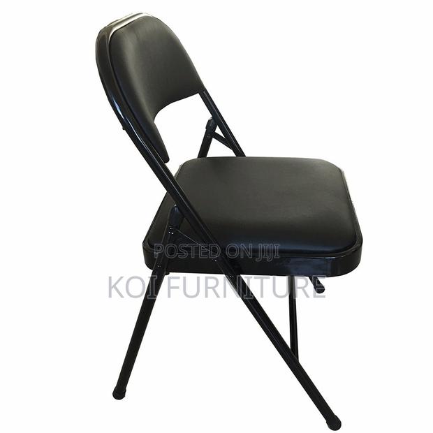 Office Chair : Padded Metal Office Folding Chair - thumbnail 5