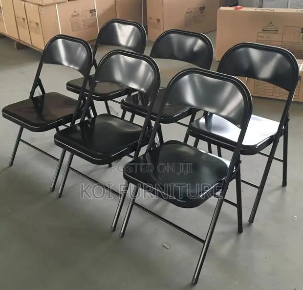 Office Chair : Padded Metal Office Folding Chair - thumbnail 7