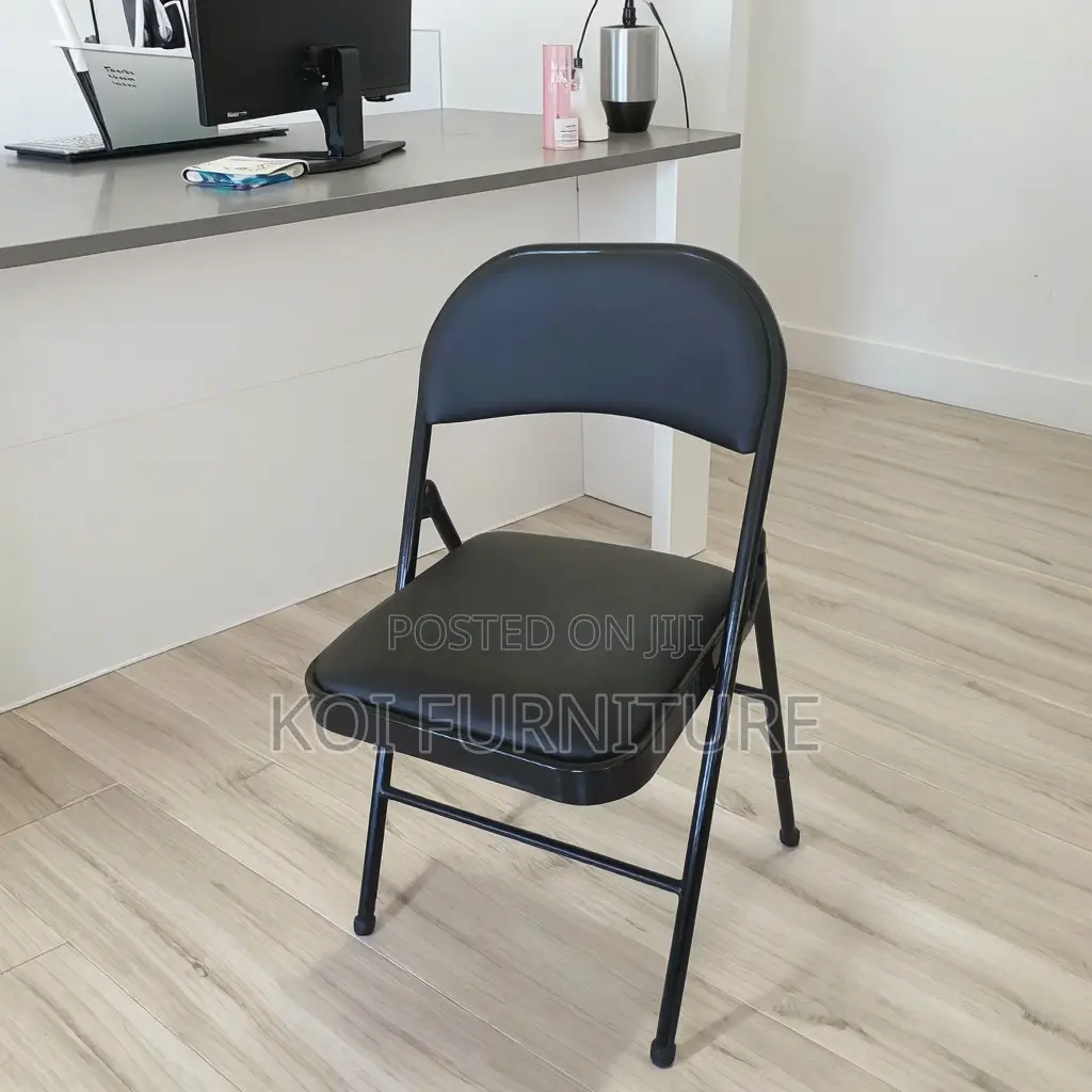 Office Chair : Padded Metal Office Folding Chair