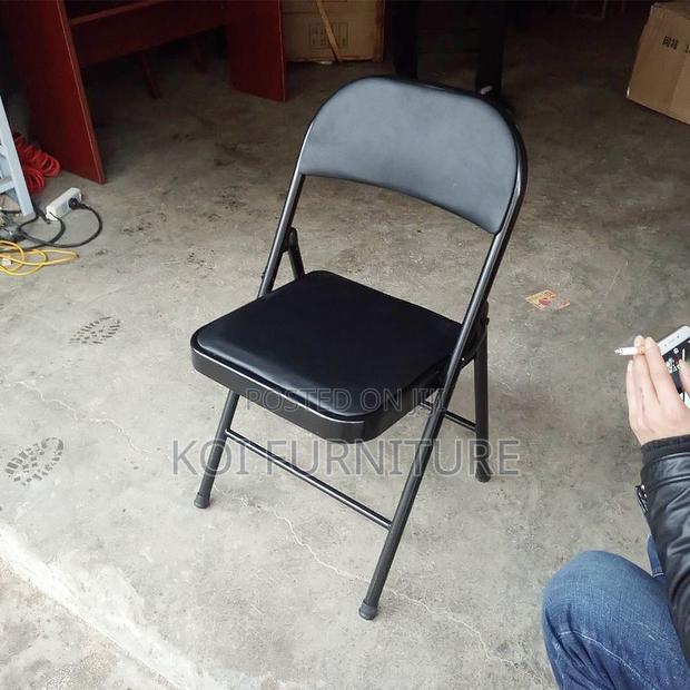 Office Chair : Padded Metal Office Folding Chair - thumbnail 9