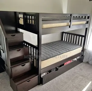 Kid's Solid Wooden Bunk Bed