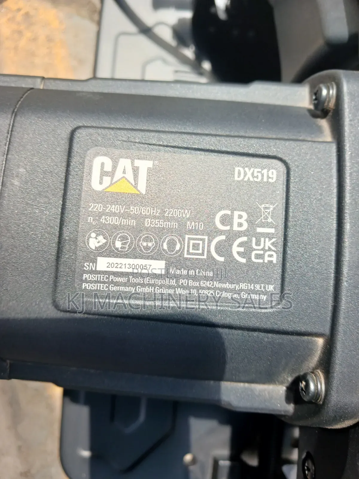 Cat Dx519 Heavy Duty Electric Cut-Off Saw / Metal Cutter