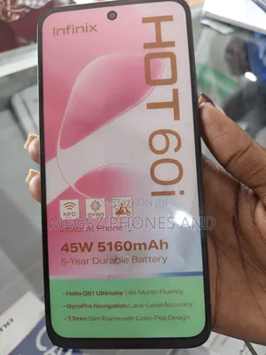 New Infinix Hot 60i 128 GB Black