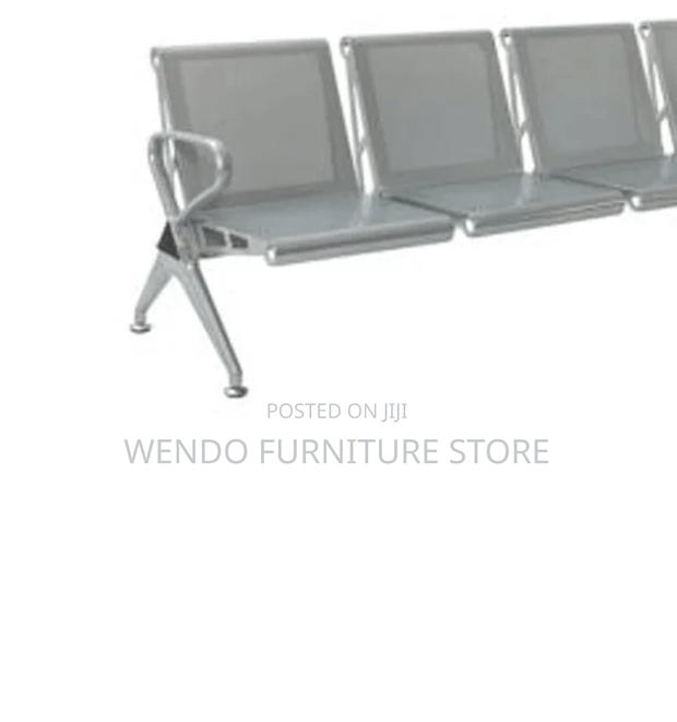 Office Bench; Modern Three Seaters Metallic Lgy Office Reception Bench - thumbnail 2