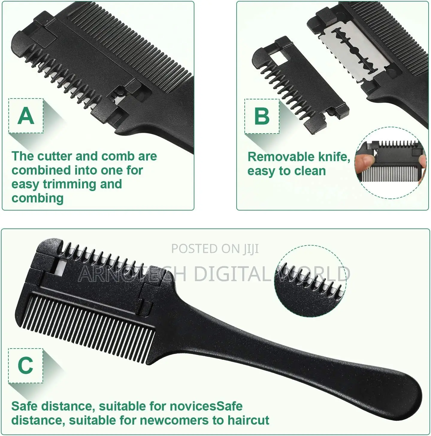 Portable Hair Cutting Razor Hair Cutting Tool For Home Salon