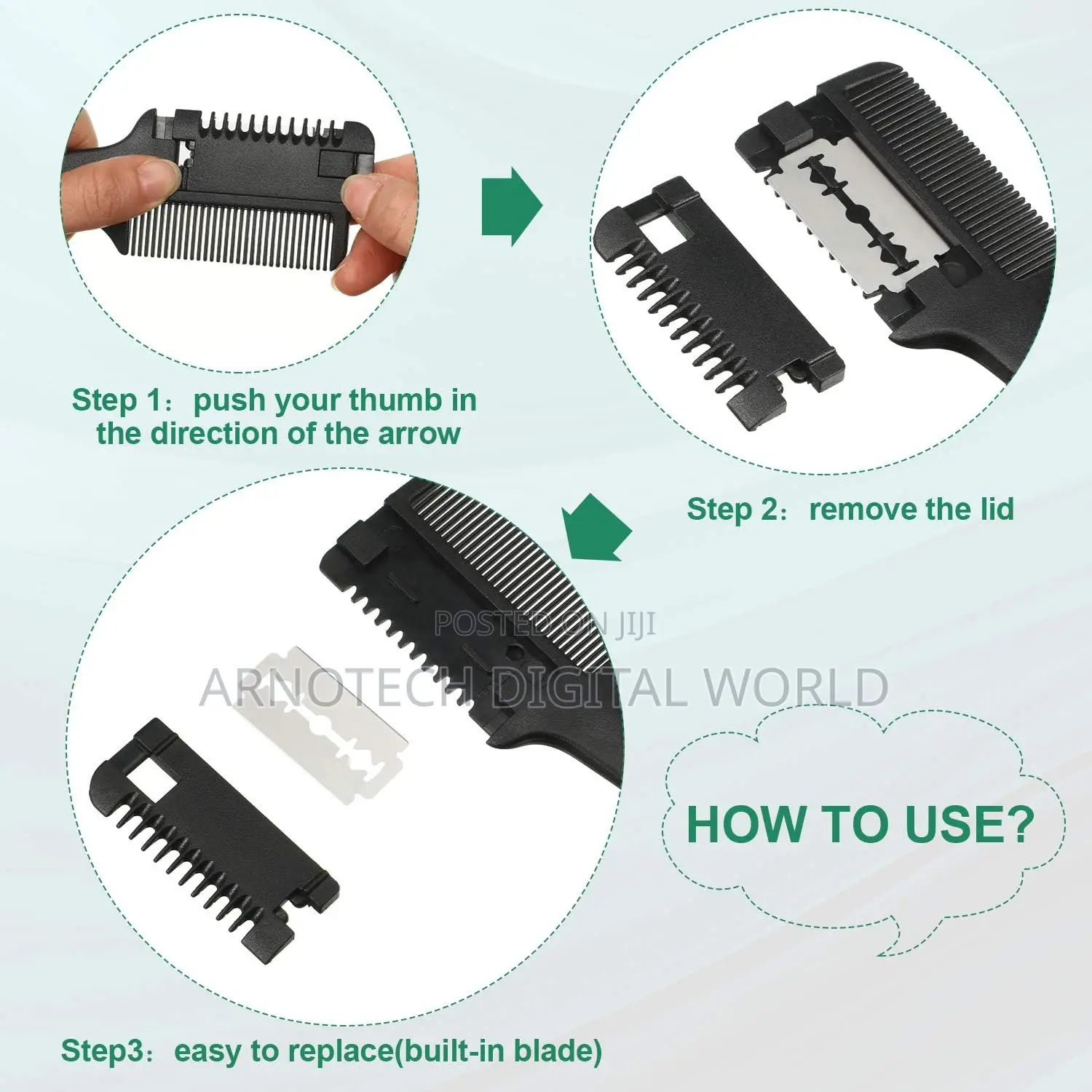 Portable Hair Cutting Razor Hair Cutting Tool For Home Salon
