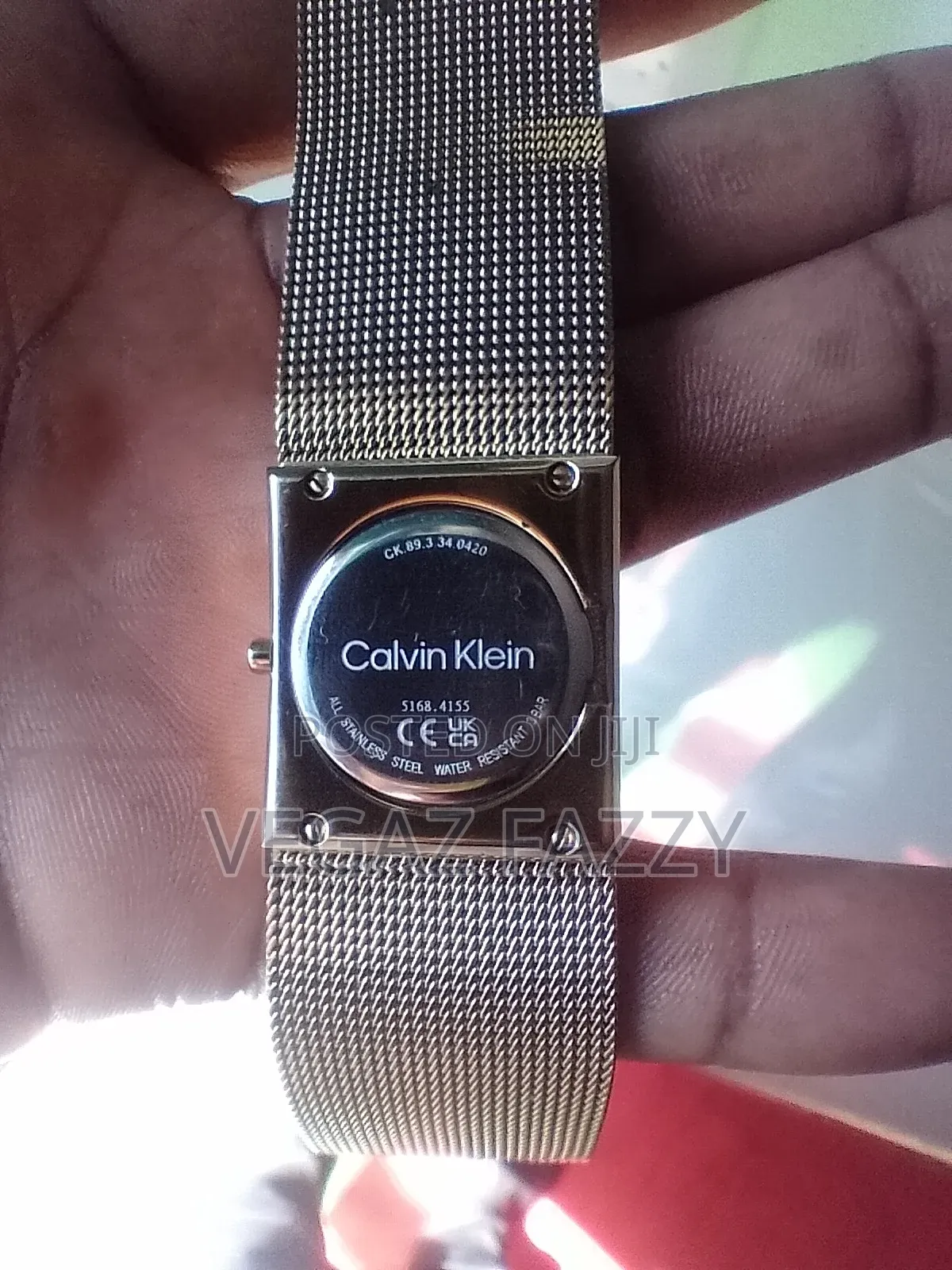 Calvin Klein Gold Mesh Watch K2u354.26