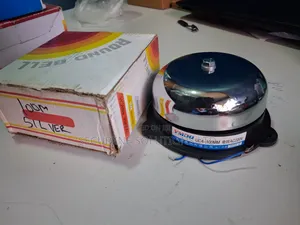 Electric SCH Bell Gong 100mm Round Silver