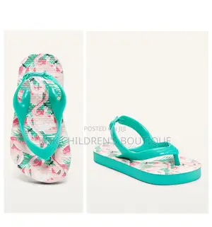 Baby and Toddler Flip Flop Sandals - Floral Size 24