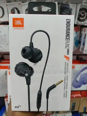 JBL Endurance Run 2 Waterproof Wired Headphones - Black