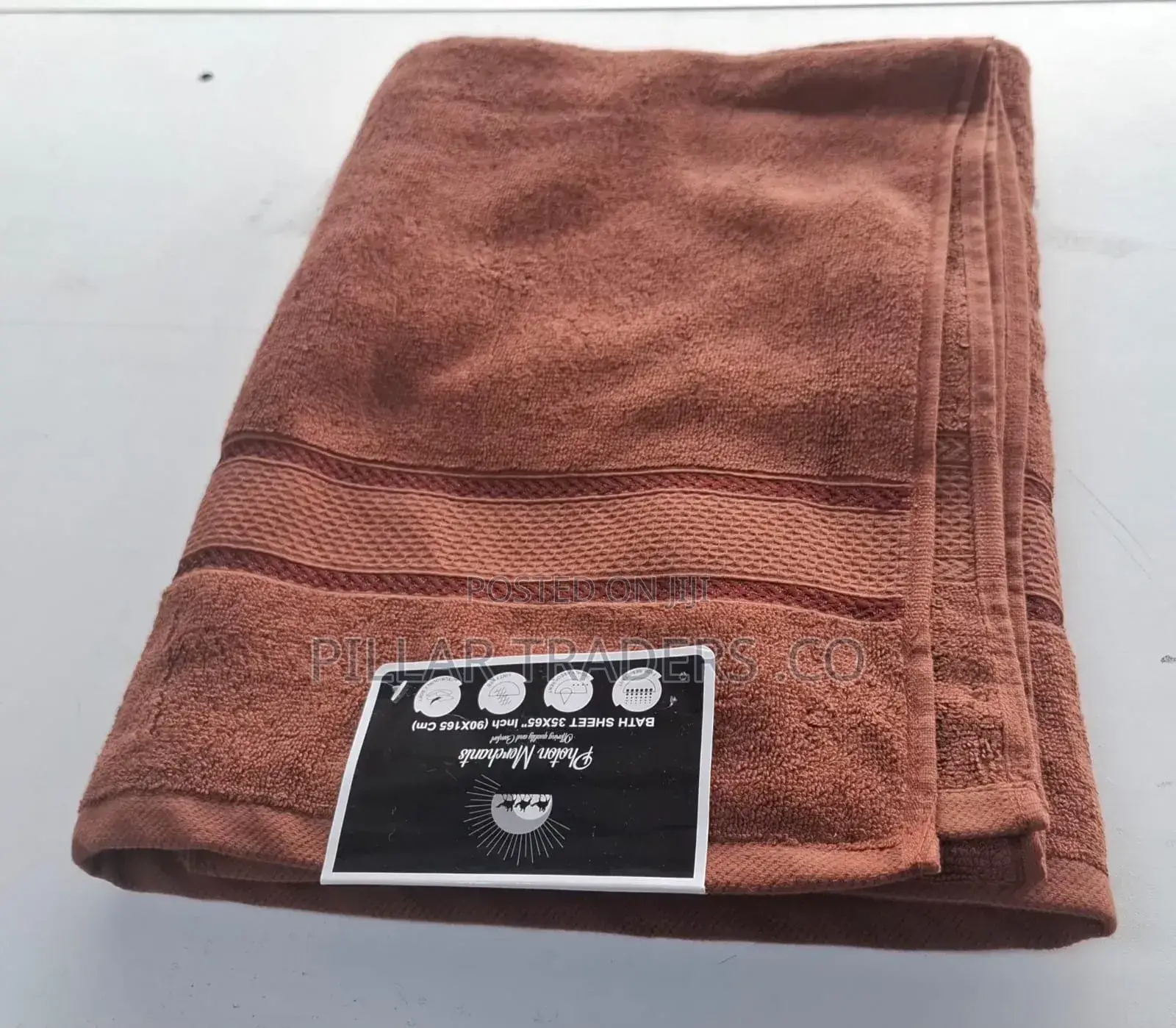 Premium Cotton Bath Towel 150x100cm – Soft Super Absorbent