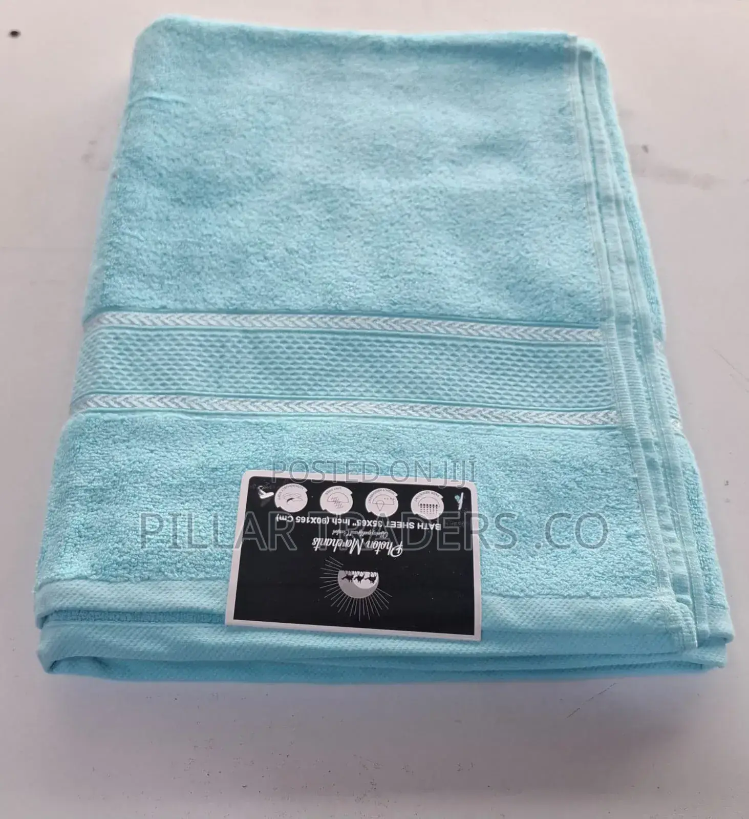 Premium Cotton Bath Towel 150x100cm – Soft Super Absorbent