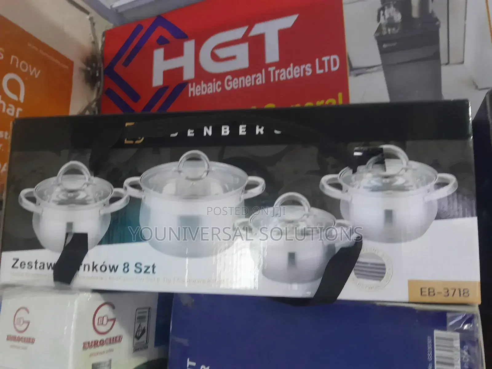 8pieces Edenberg Stainless Steel Cookware Set