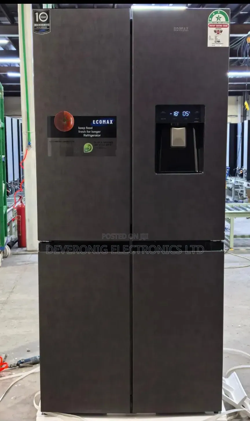 Ecomax 506 Litres Dark Silver Four Door Refrigerator
